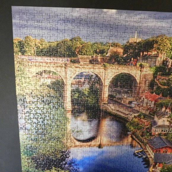 Ravensburger Other - Ravensburger Over the River 1000 Piece Jigsaw Puzzle Photograph 2014 COMPLETE